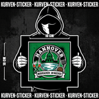 Hannover Ultra Aufkleber kaufen – Vinyl Sticker für die Kurve, wetterfest