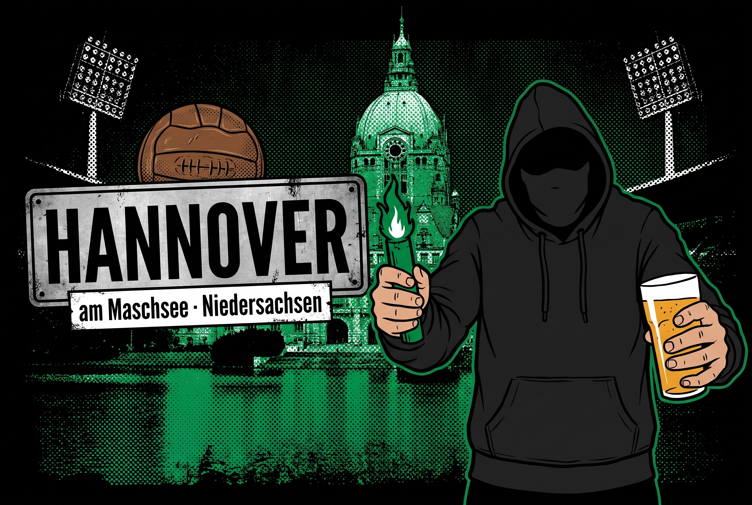 Hannover Ultra Sticker kaufen – Vinyl Sticker für die Kurve, wetterfest
