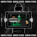 Hannover Ultra Sticker kaufen – Vinyl Sticker für die Kurve, wetterfest
