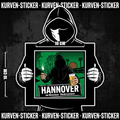 Hannover Fan Aufkleber für die Kurve kaufen – Vinyl Sticker wetterfest