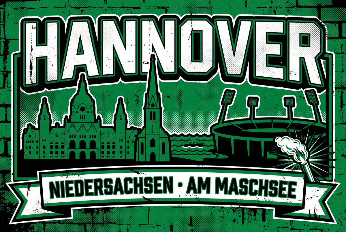 Hannover Fußball Sticker kaufen – Vinyl Sticker für die Kurve, wetterfest