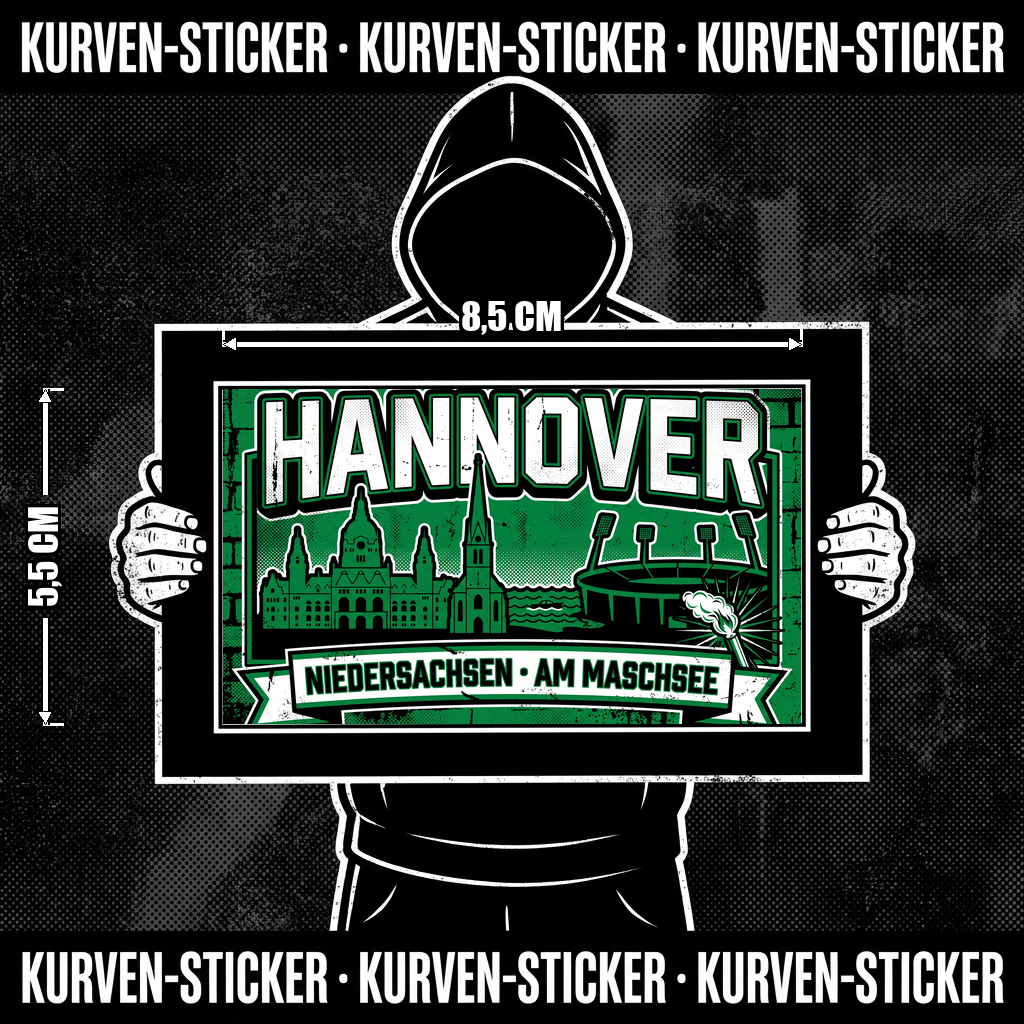 Hannover Fußball Sticker kaufen – Vinyl Sticker für die Kurve, wetterfest