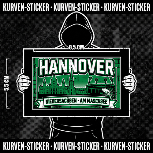 Hannover Fußball Sticker kaufen – Vinyl Sticker für die Kurve, wetterfest
