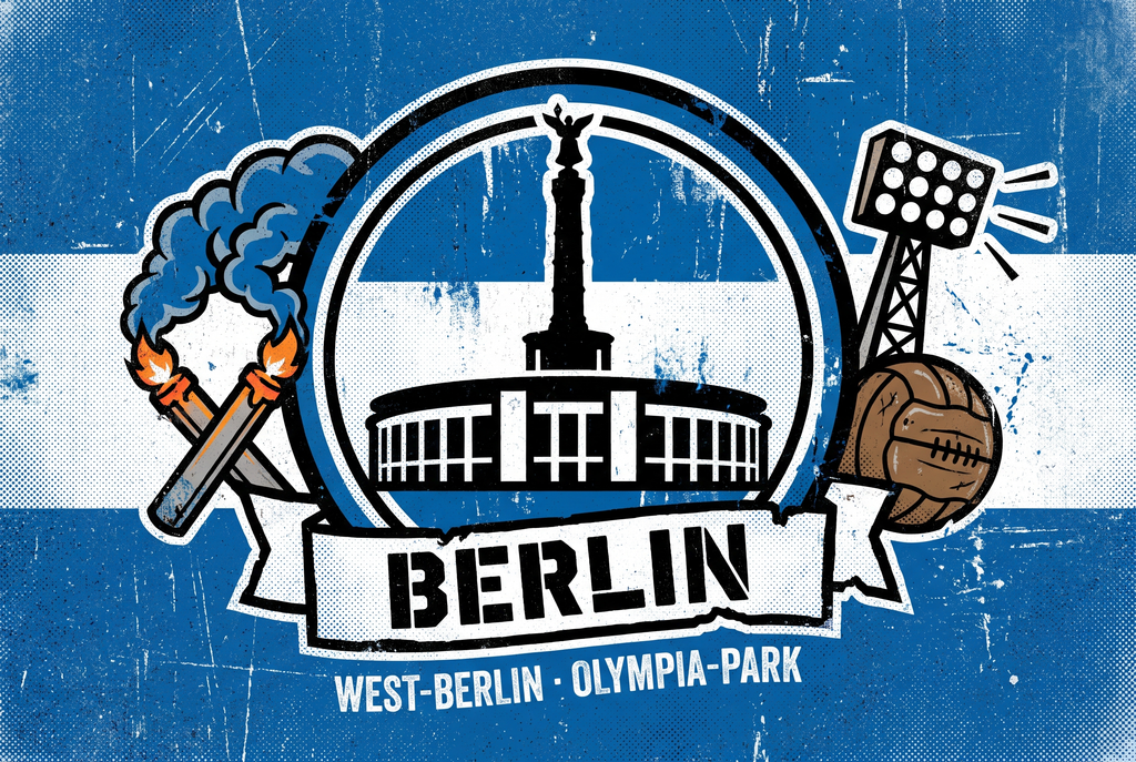 Ultra Aufkleber Berlin West kaufen – Vinyl Sticker für die Kurve, wetterfest