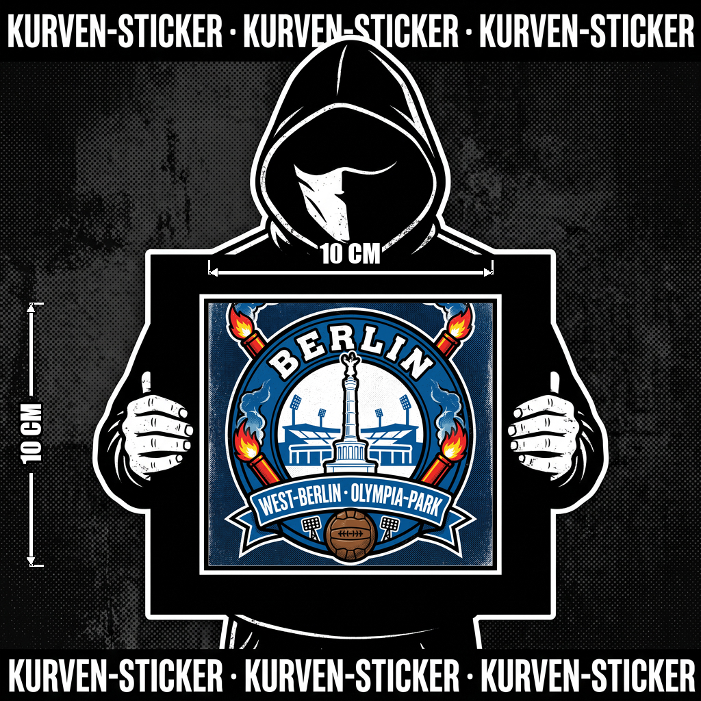 Berlin West Ultra Sticker kaufen – Vinyl Sticker für die Kurve, wetterfest