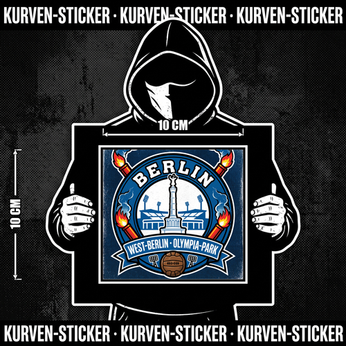 Berlin West Ultra Sticker kaufen – Vinyl Sticker für die Kurve, wetterfest