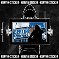 Fußball Sticker Berlin West kaufen – Vinyl Sticker für die Kurve, wetterfest