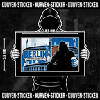 Fußball Sticker Berlin West kaufen – Vinyl Sticker für die Kurve, wetterfest