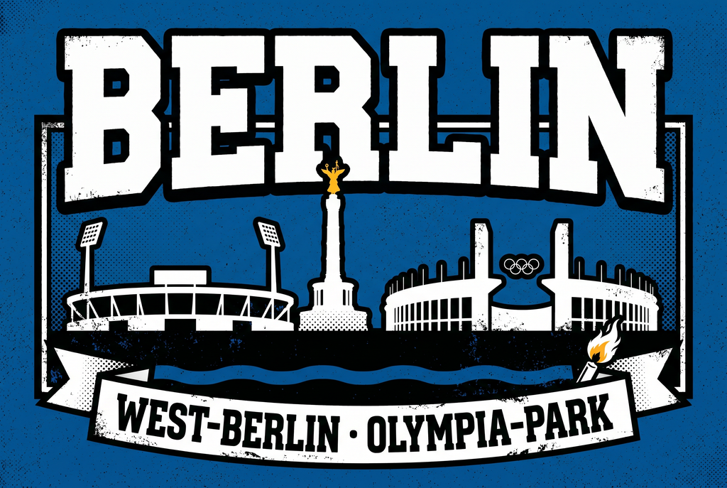 Berlin West Fußball Aufkleber kaufen – Vinyl Sticker für die Kurve, wetterfest