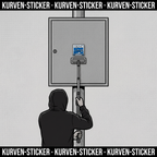 Berlin West Ultra Aufkleber kaufen – Vinyl Sticker für die Kurve, wetterfest – mit Vinyl-Stickerstab
