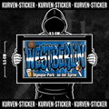 Berlin West Fußball Sticker kaufen – Vinyl Sticker für die Kurve, wetterfest