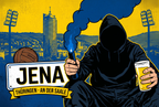 Fußball Aufkleber Jena kaufen – Vinyl Sticker für die Kurve, wetterfest
