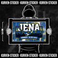Fußball Sticker Jena kaufen – Vinyl Sticker für die Kurve, wetterfest