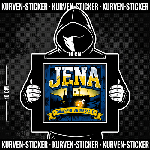 Ultra Sticker Jena kaufen – Vinyl Sticker für die Kurve, wetterfest
