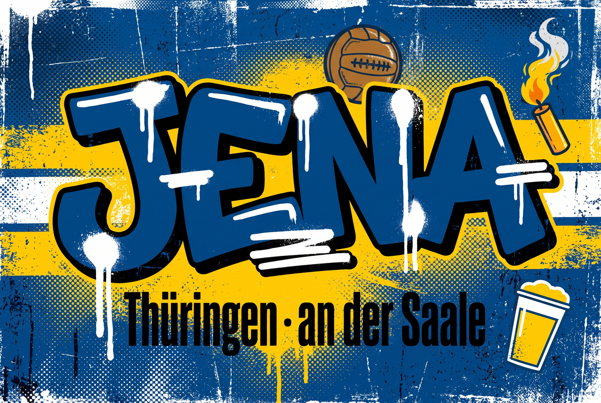 Jena Ultra Sticker kaufen – Vinyl Sticker für die Kurve, wetterfest