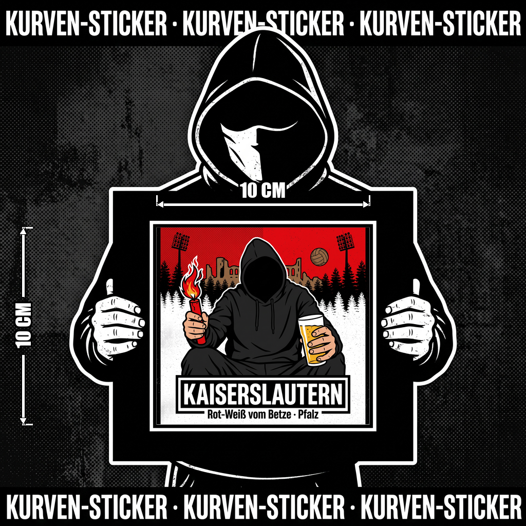 Ultra Aufkleber Kaiserslautern kaufen – Vinyl Sticker für die Kurve, wetterfest