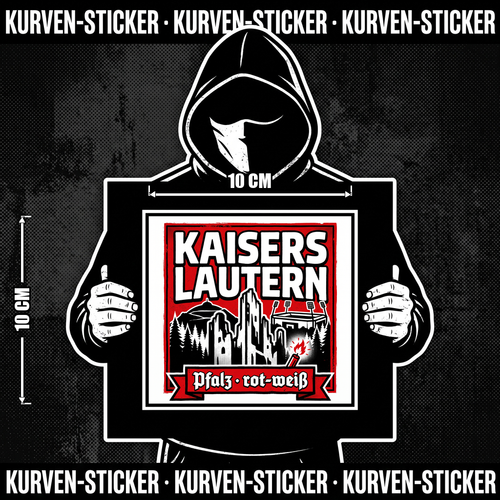 Kaiserslautern Fußball Sticker kaufen – Vinyl Sticker für die Kurve, wetterfest