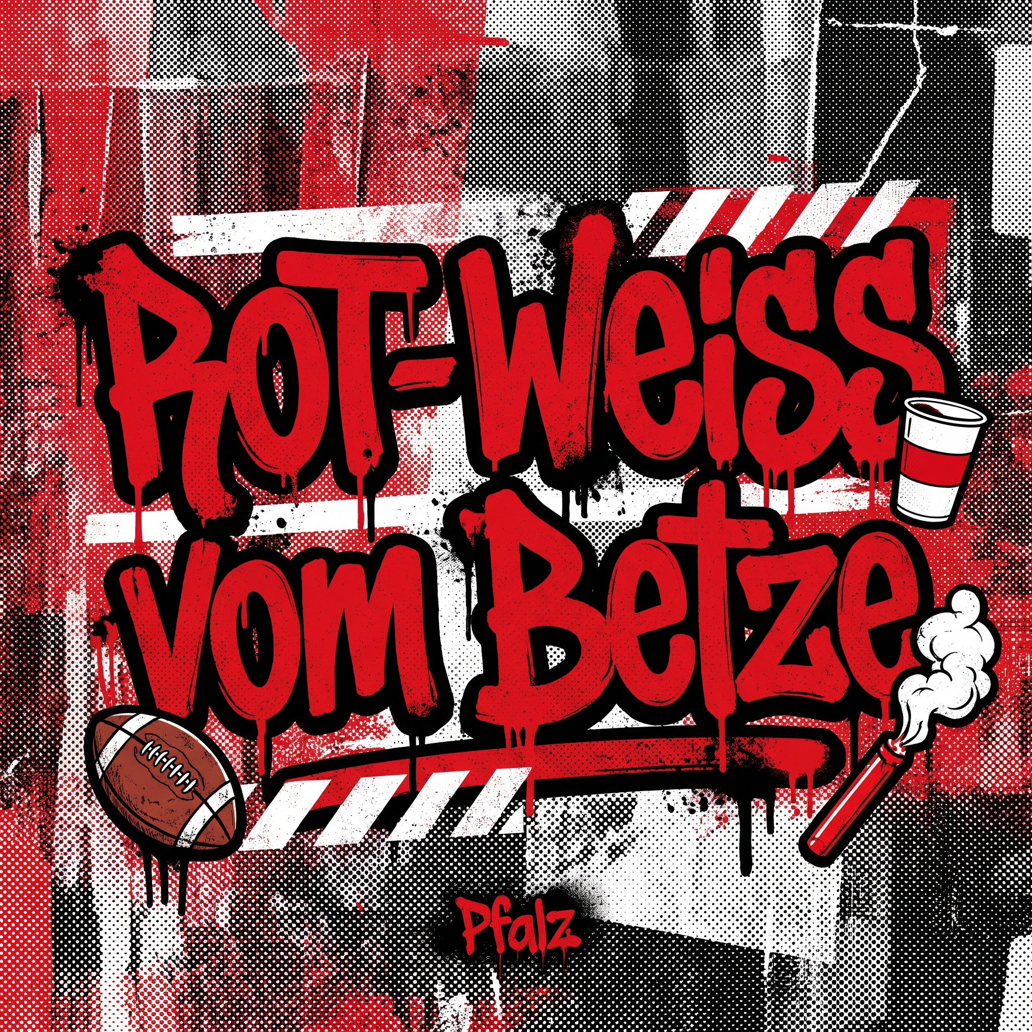 Fußball Sticker Kaiserslautern kaufen – Vinyl Sticker für die Kurve, wetterfest