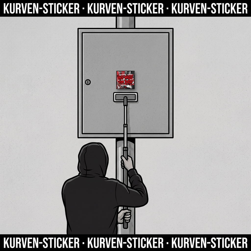 Fußball Sticker Kaiserslautern kaufen – Vinyl Sticker für die Kurve, wetterfest – mit Sticker-Aufkleberstab