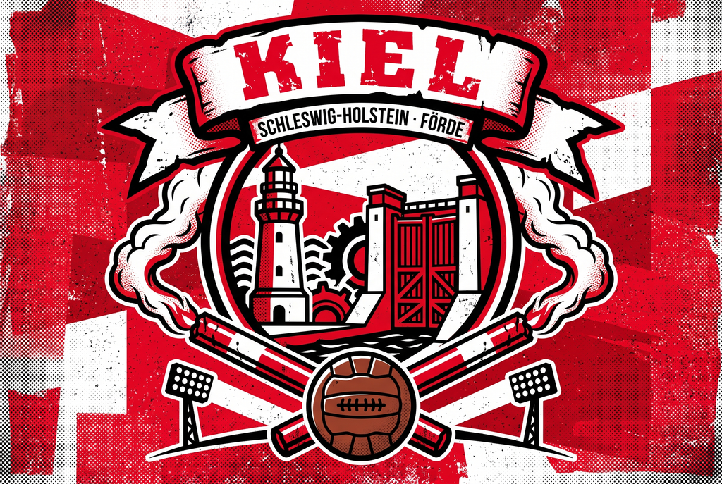 Fußball Aufkleber Kiel kaufen – Vinyl Sticker für die Kurve, wetterfest