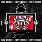 Fußball Aufkleber Kiel kaufen – Vinyl Sticker für die Kurve, wetterfest