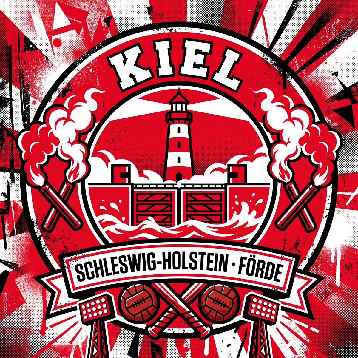 Kiel Ultra Sticker kaufen – Vinyl Sticker für die Kurve, wetterfest