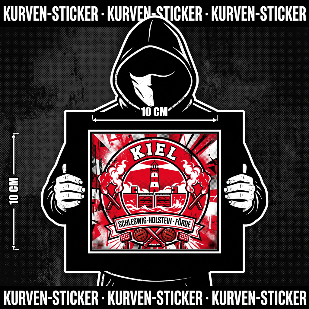 Kiel Ultra Sticker kaufen – Vinyl Sticker für die Kurve, wetterfest