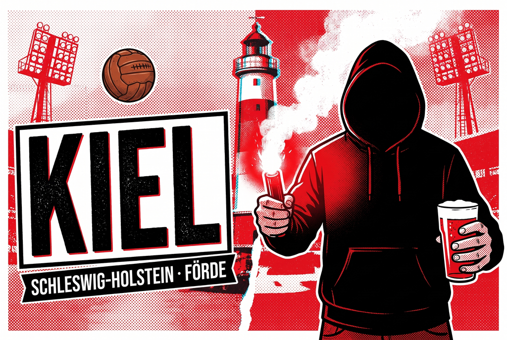 Kiel Fußball Sticker kaufen – Vinyl Sticker für die Kurve, wetterfest