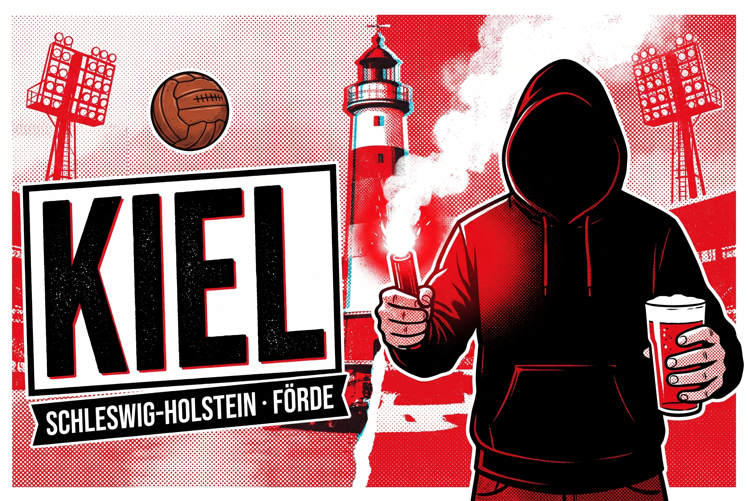 Kiel Fußball Sticker kaufen – Vinyl Sticker für die Kurve, wetterfest