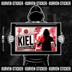 Kiel Fußball Sticker kaufen – Vinyl Sticker für die Kurve, wetterfest