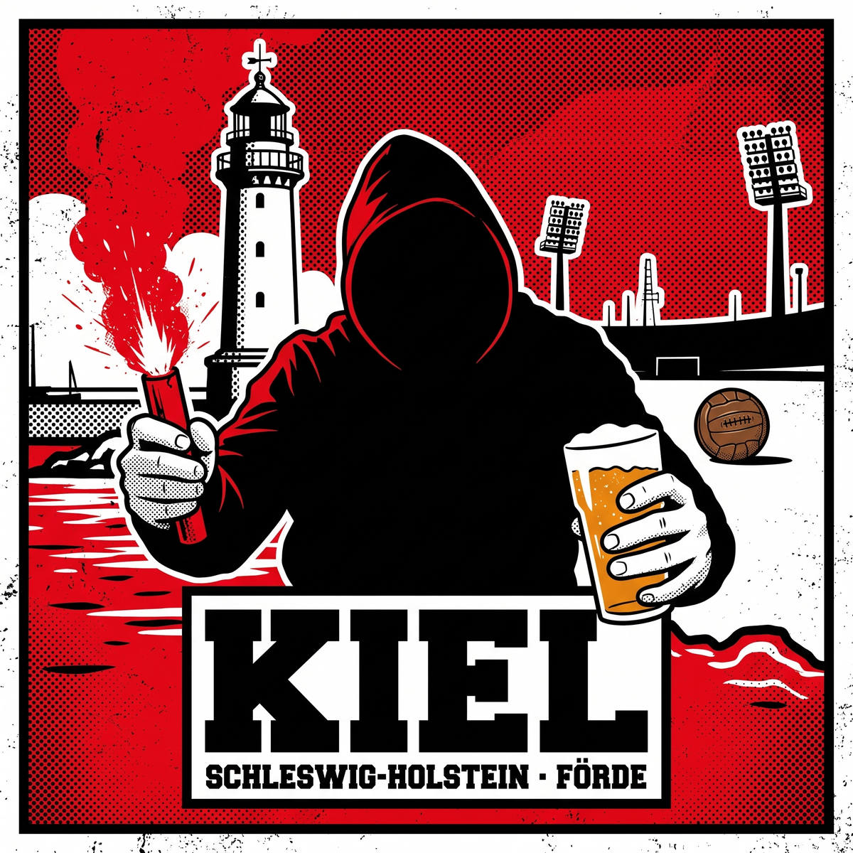 Ultra Kiel Aufkleber kaufen – Vinyl Sticker für die Kurve, wetterfest