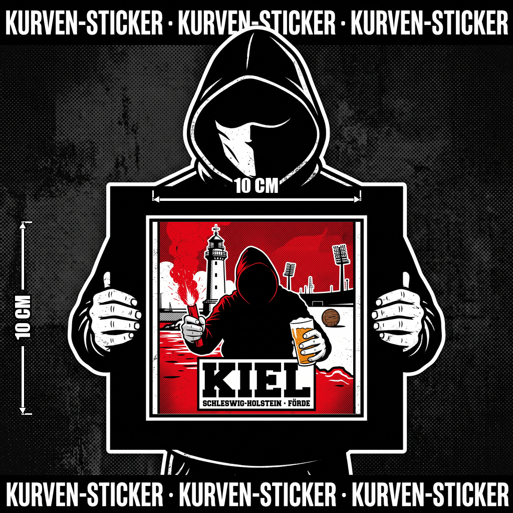 Ultra Kiel Aufkleber kaufen – Vinyl Sticker für die Kurve, wetterfest
