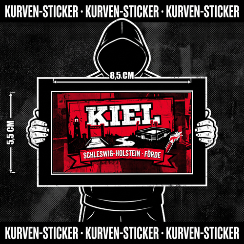 Kiel Ultra Aufkleber kaufen – Vinyl Sticker für die Kurve, wetterfest