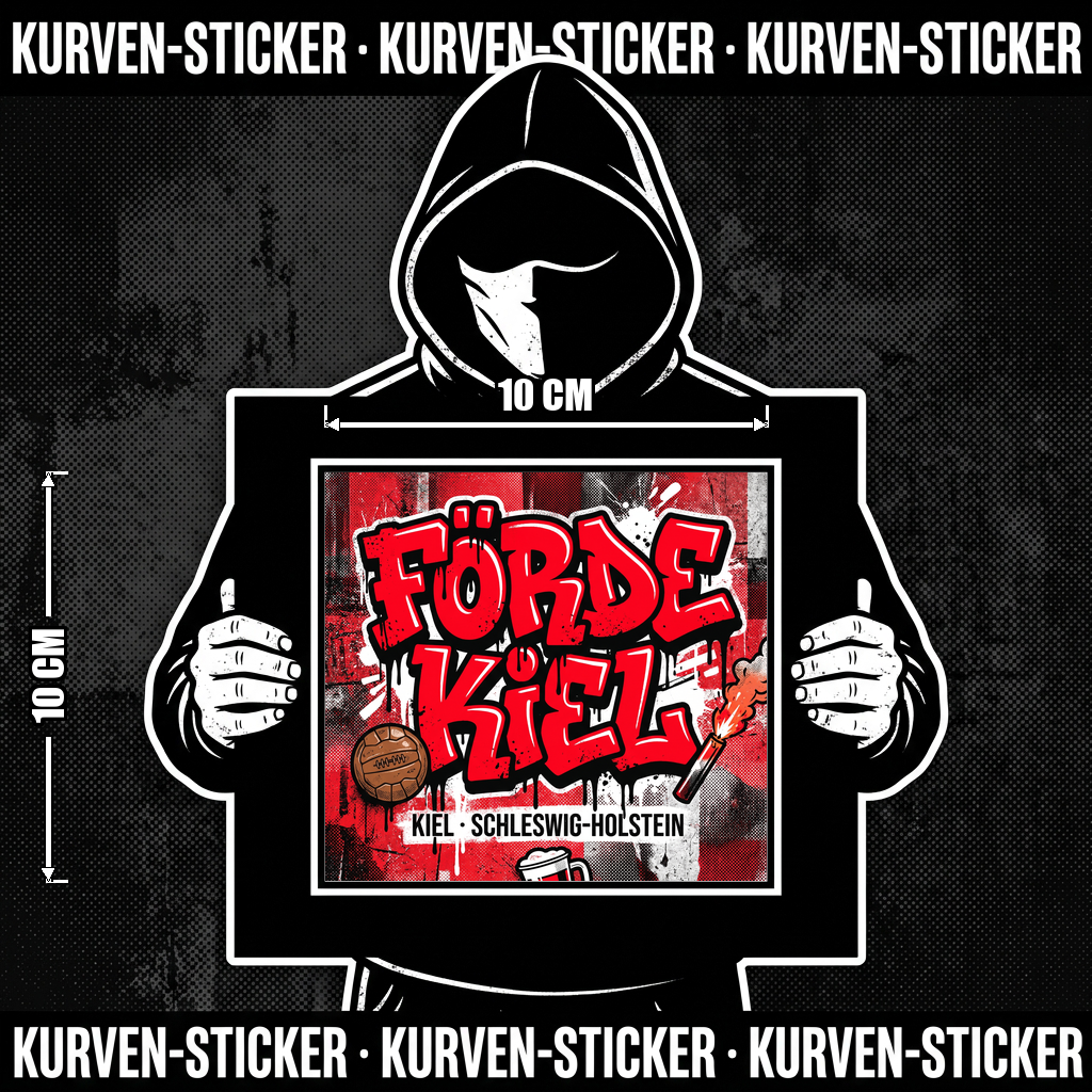 Ultra Aufkleber Kiel kaufen – Vinyl Sticker für die Kurve, wetterfest