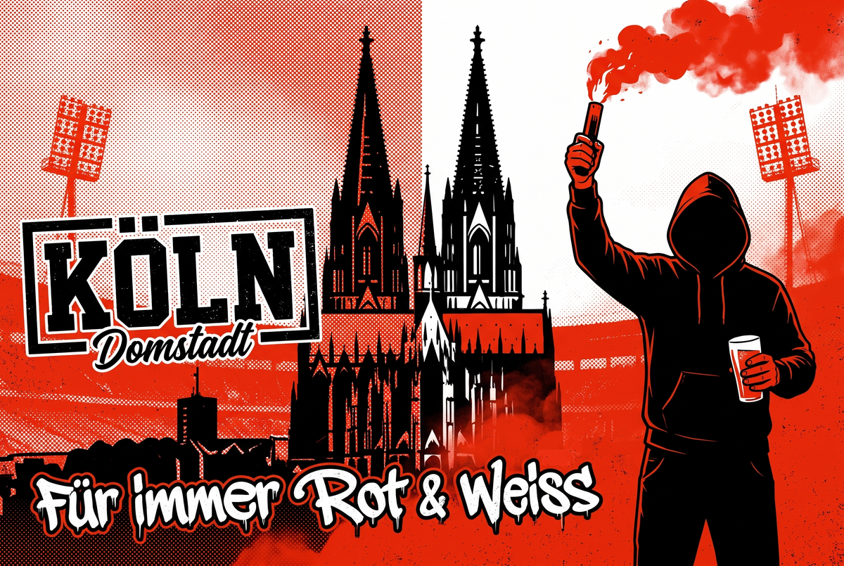 Köln Ultra Sticker kaufen – Vinyl Sticker für die Kurve, wetterfest