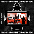 Köln Ultra Sticker kaufen – Vinyl Sticker für die Kurve, wetterfest