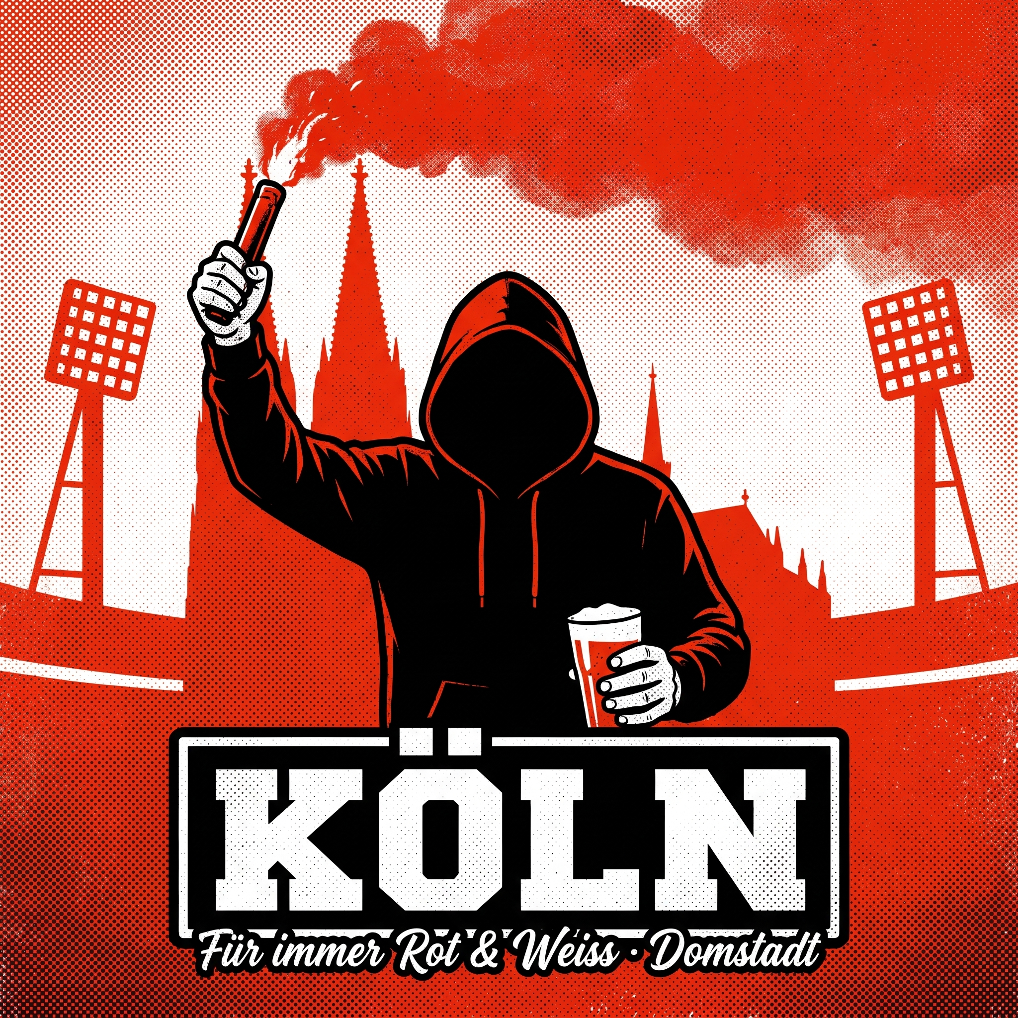 Köln Ultra Aufkleber kaufen – Vinyl Sticker für die Kurve, wetterfest