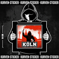 Köln Ultra Aufkleber kaufen – Vinyl Sticker für die Kurve, wetterfest