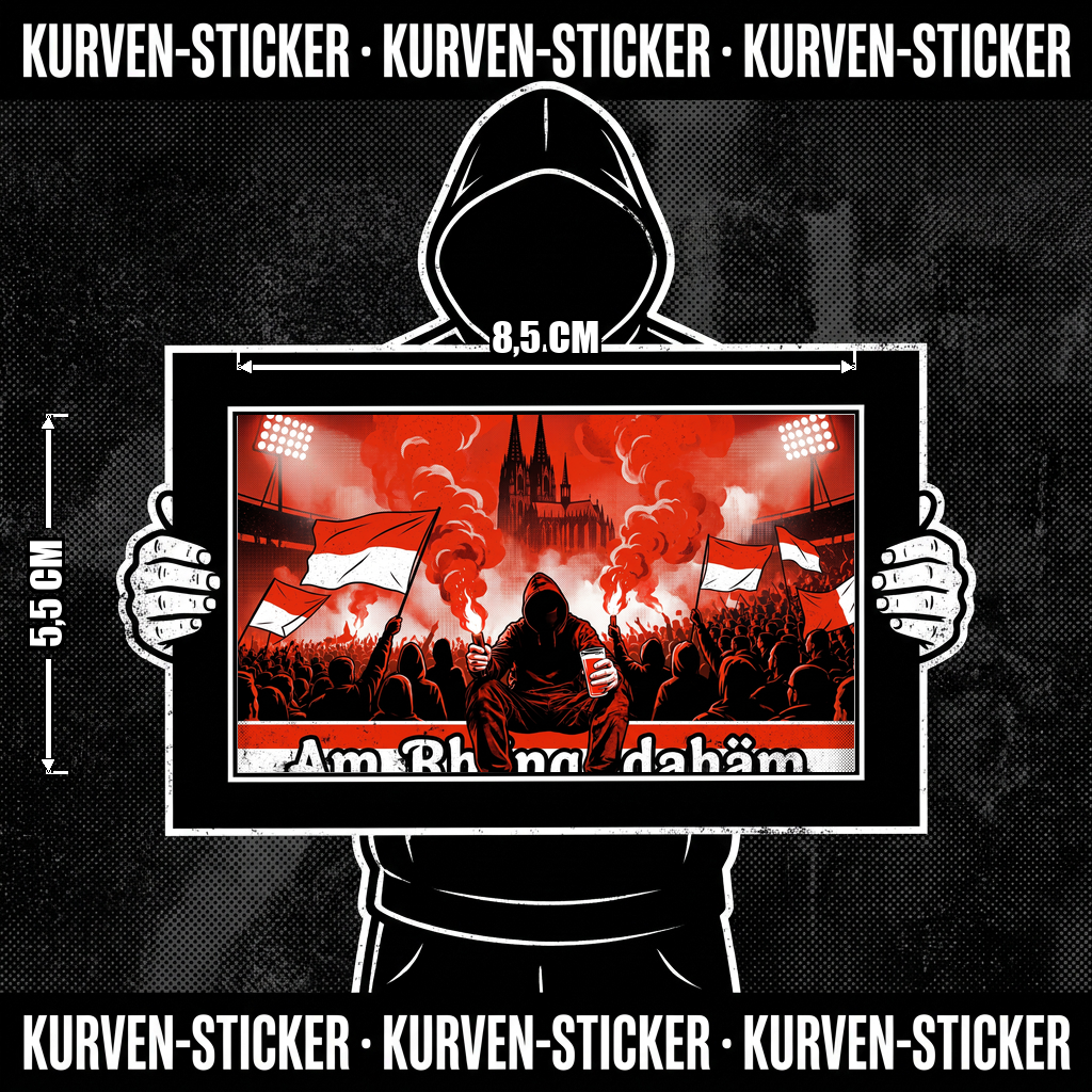 Fußball Sticker Köln kaufen – Vinyl Sticker für die Kurve, wetterfest