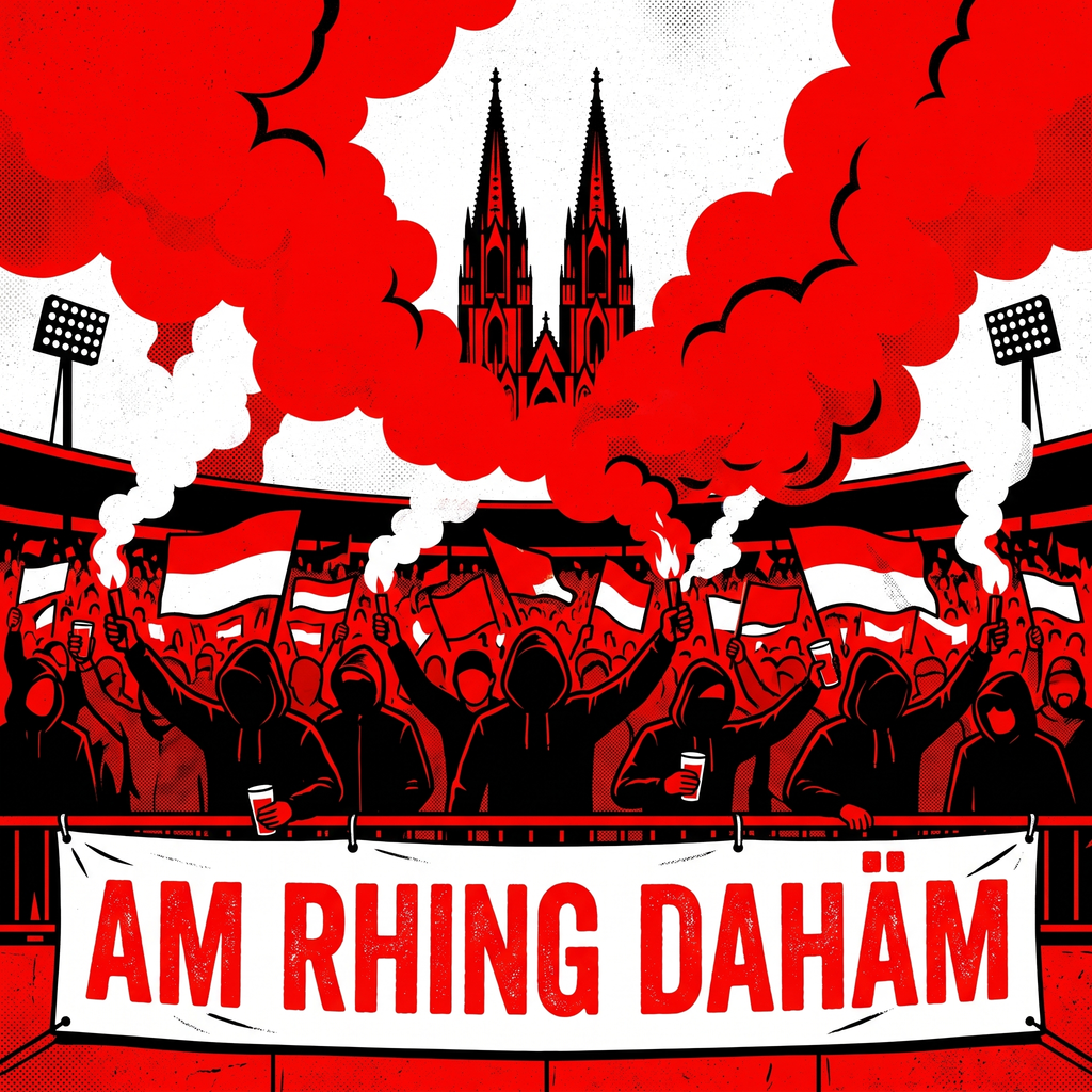 Köln Fußball Sticker kaufen – Vinyl Sticker für die Kurve, wetterfest