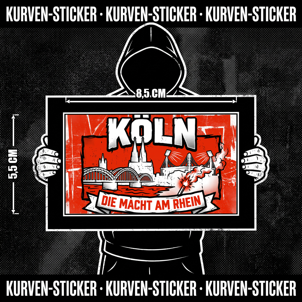 Ultra Sticker Köln kaufen – Vinyl Sticker für die Kurve, wetterfest