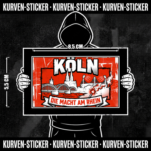 Ultra Sticker Köln kaufen – Vinyl Sticker für die Kurve, wetterfest