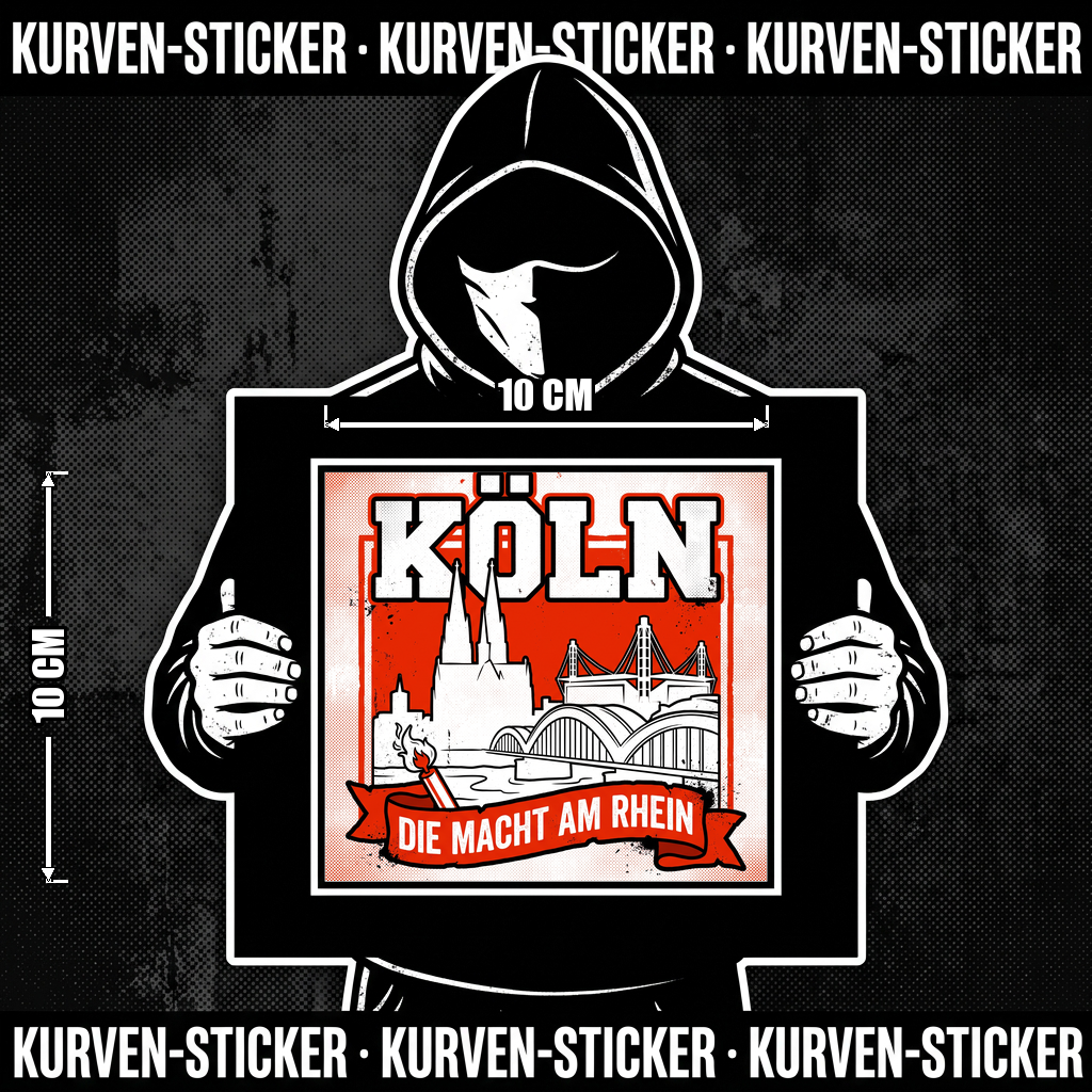Ultra Aufkleber Köln kaufen – Vinyl Sticker für die Kurve, wetterfest