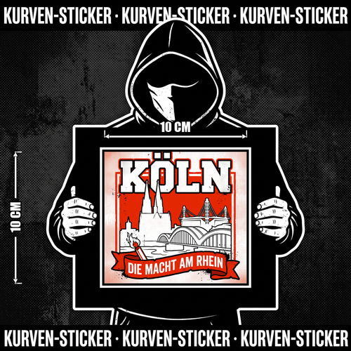 Ultra Aufkleber Köln kaufen – Vinyl Sticker für die Kurve, wetterfest