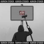 Köln Fußball Aufkleber kaufen – Vinyl Sticker für die Kurve, wetterfest – mit Stickerstab