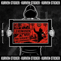 Fußball Aufkleber Leverkusen kaufen – Vinyl Sticker für die Kurve, wetterfest