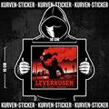 Leverkusen Ultra Aufkleber kaufen – Vinyl Sticker für die Kurve, wetterfest