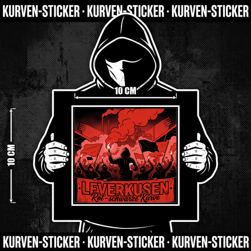 Ultra Aufkleber Leverkusen kaufen – Vinyl Sticker für die Kurve, wetterfest