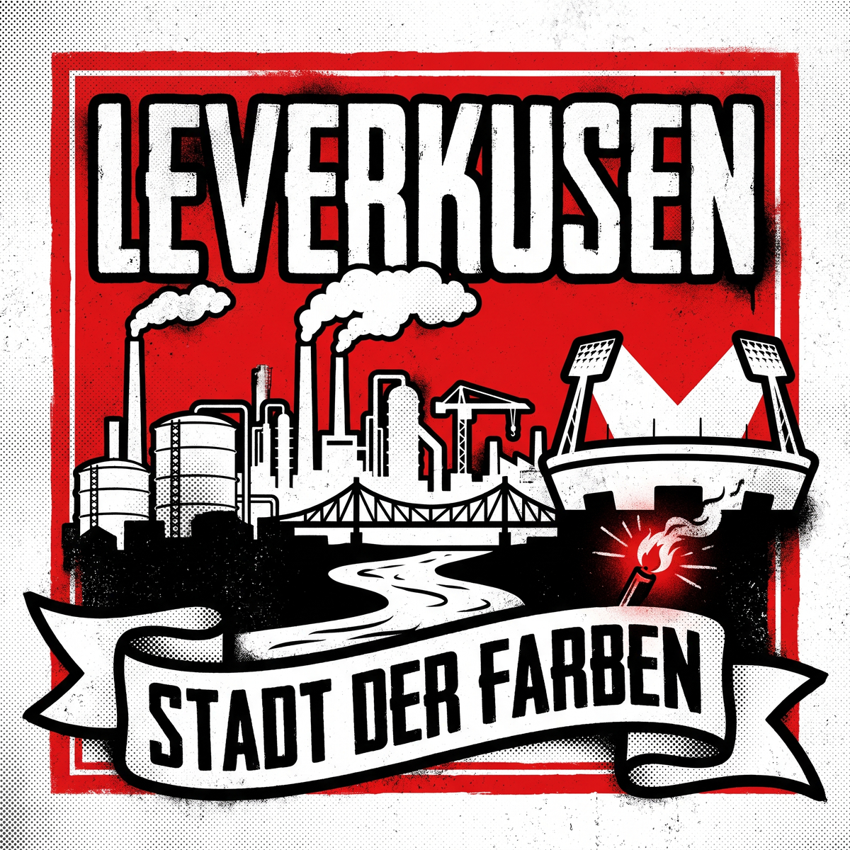 Leverkusen Ultra Sticker kaufen – Vinyl Sticker für die Kurve, wetterfest