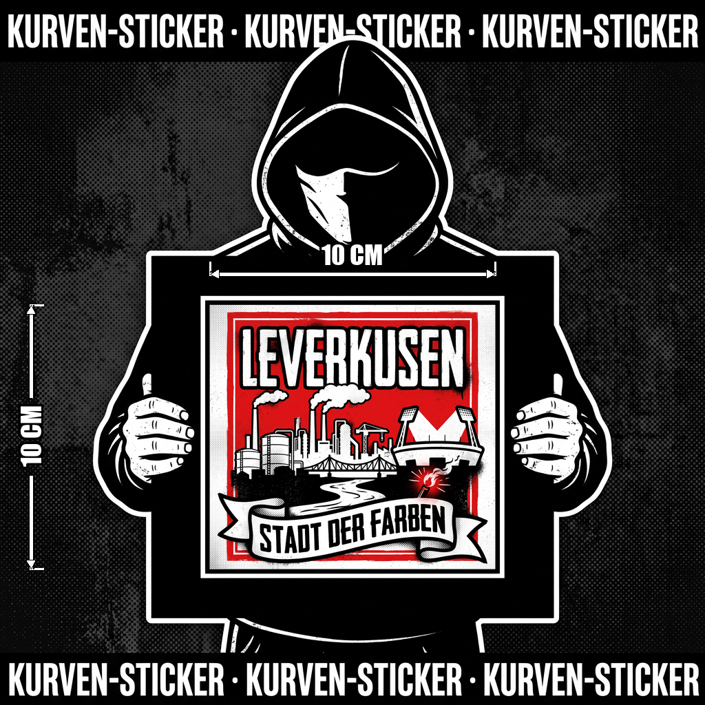 Leverkusen Ultra Sticker kaufen – Vinyl Sticker für die Kurve, wetterfest